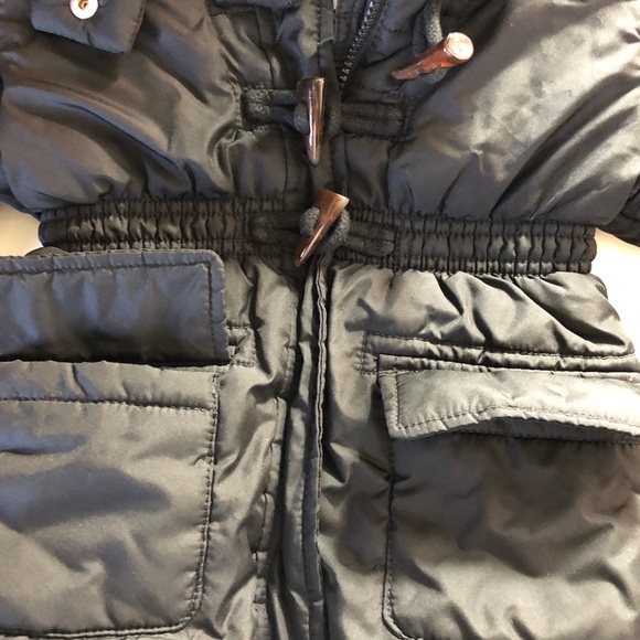 Old Navy Black Toddler girls coat size 2T - Picture 6 of 8